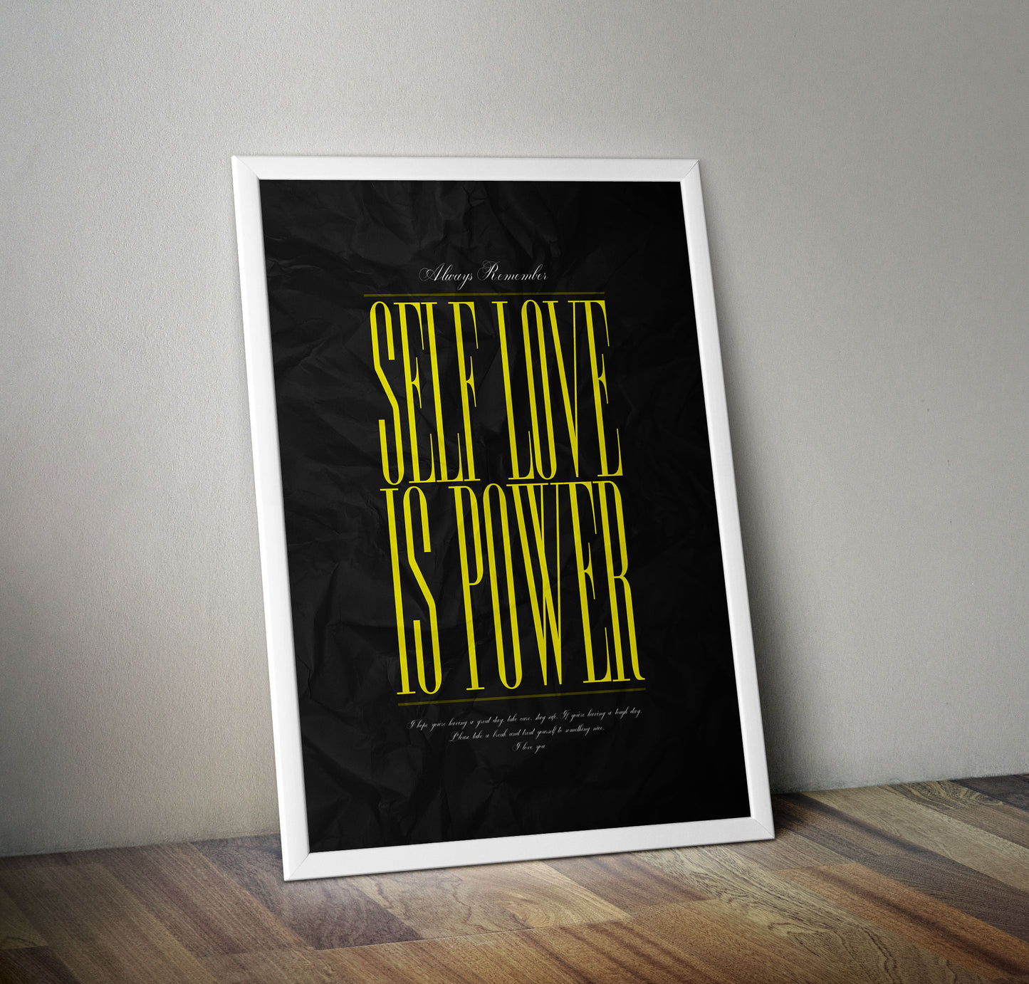 SELF LOVE IS POWER Poster