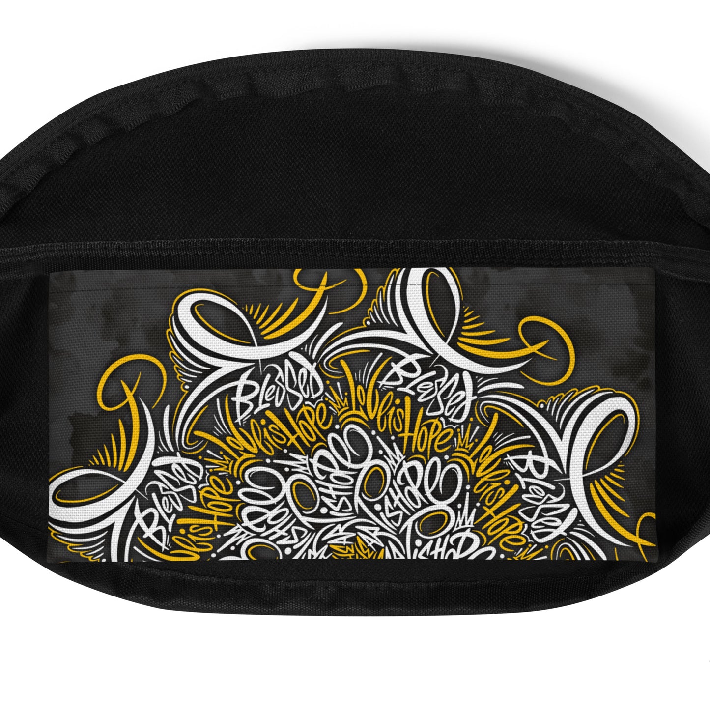 Mandala Lettering Fanny Pack