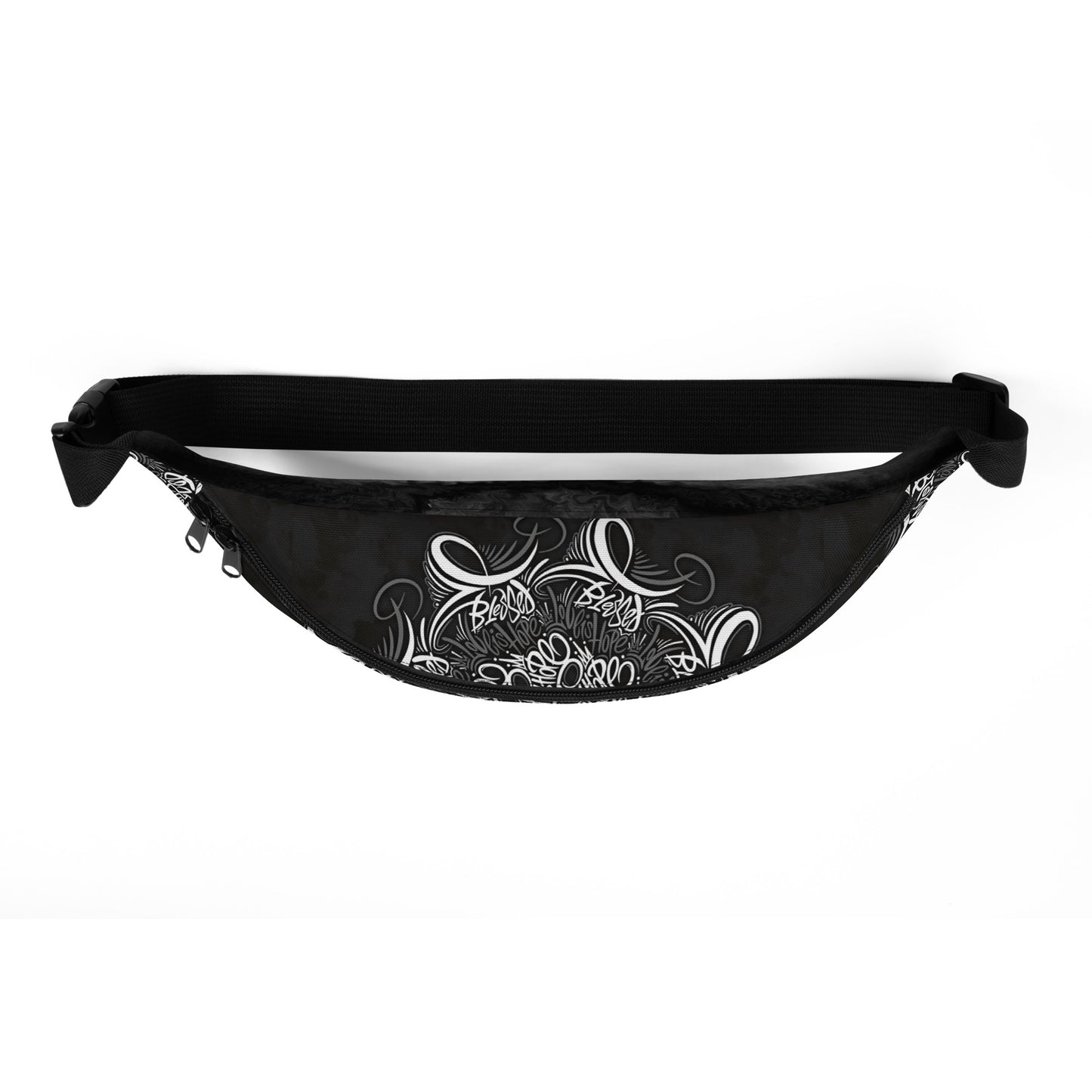 Mandala Lettering Fanny Pack
