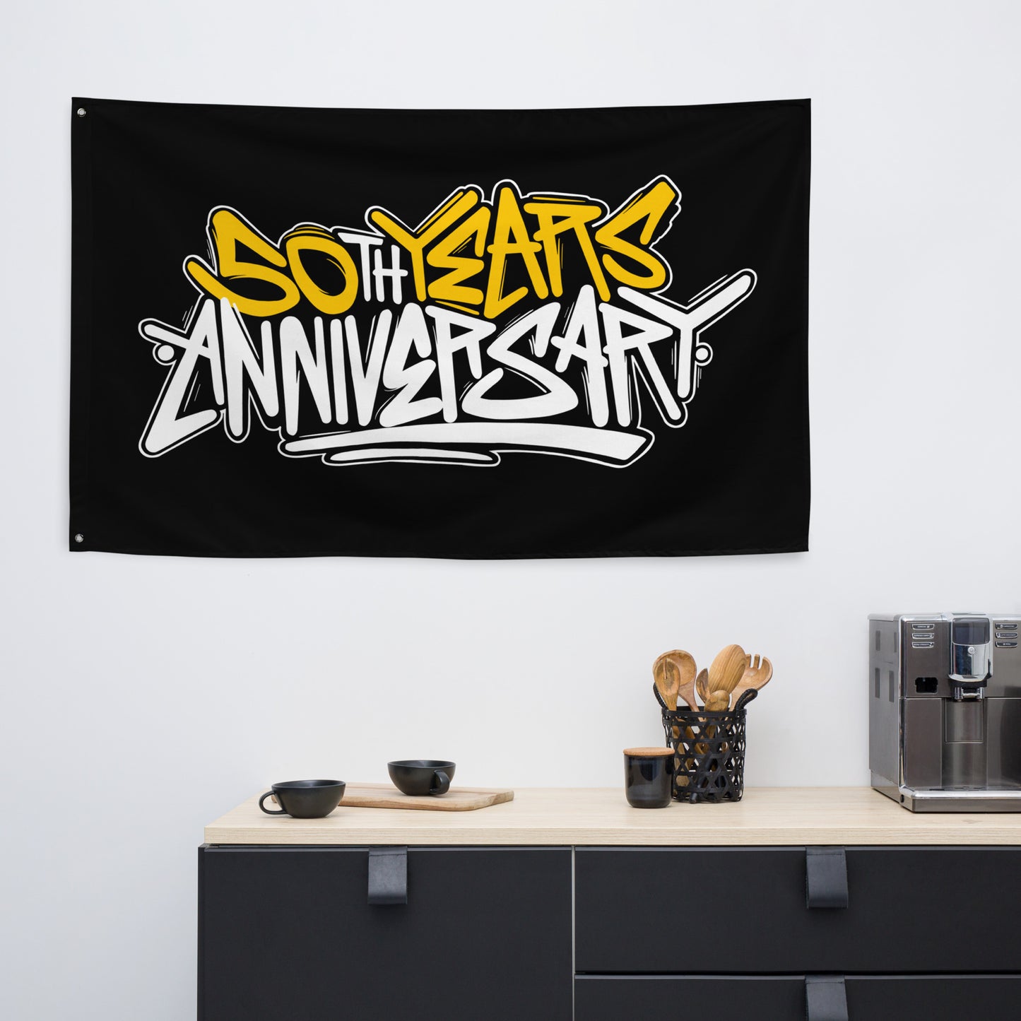 50 anniversary Flag