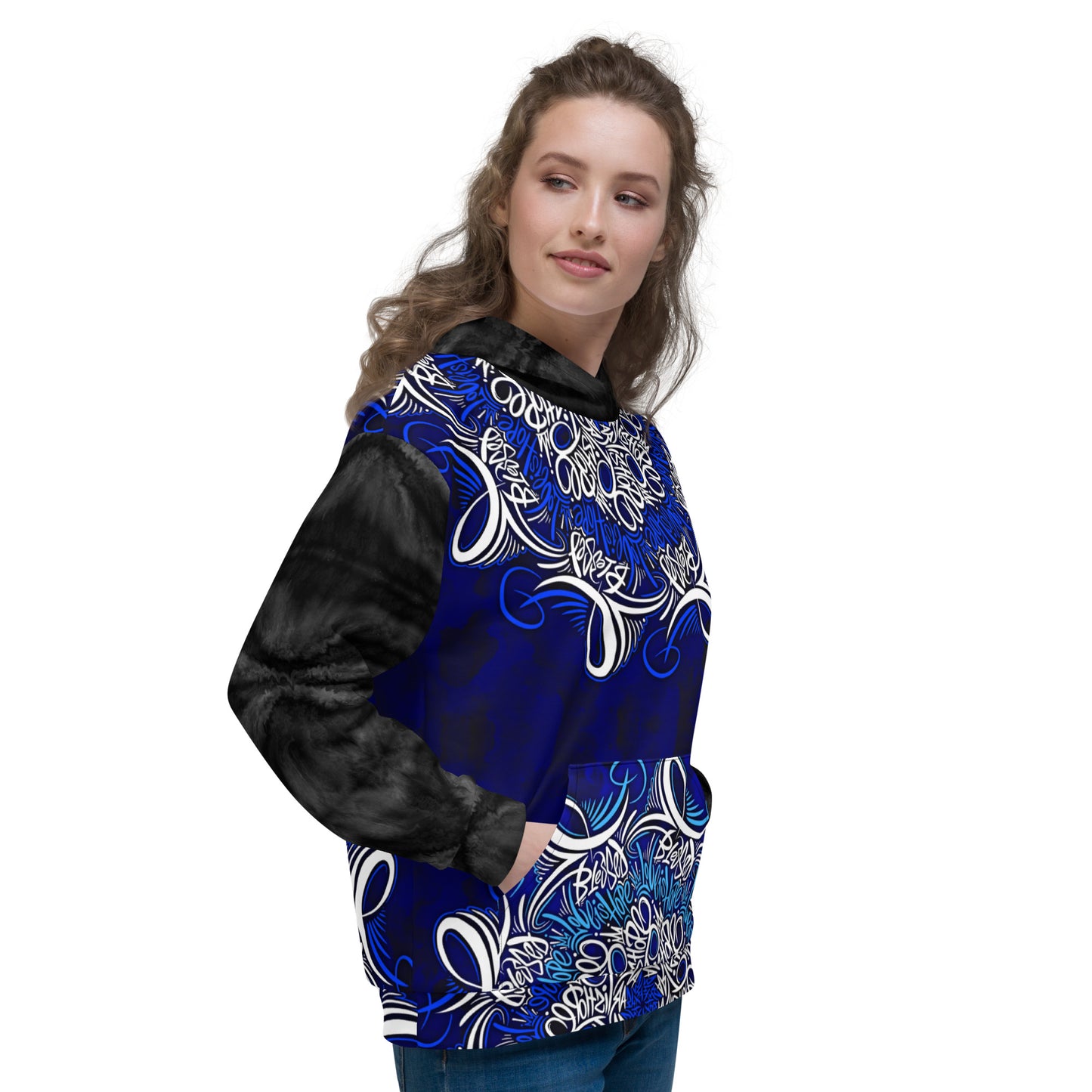 Mandala lettering Unisex Hoodie