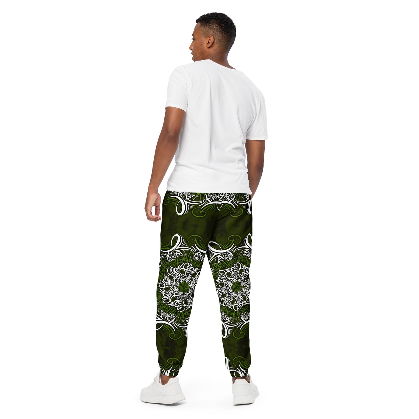 Mandala Lettering Unisex track pants