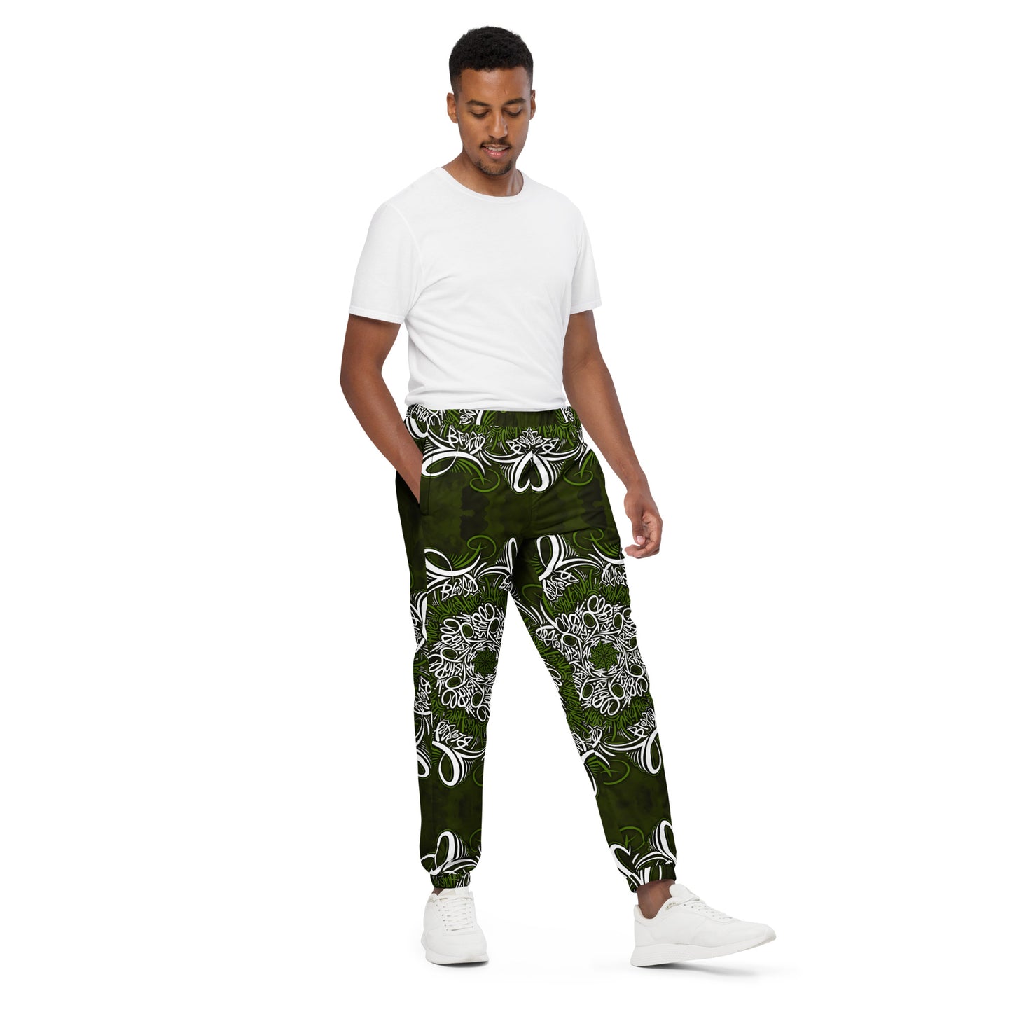 Mandala Lettering Unisex track pants