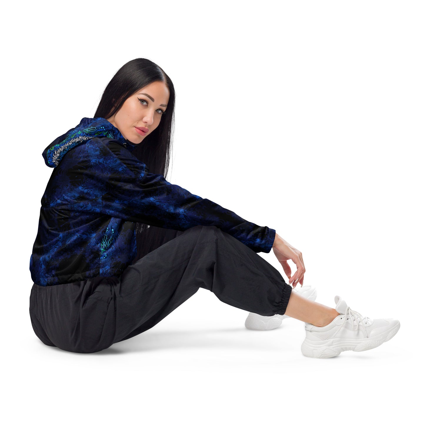 Mandala Women’s cropped windbreaker
