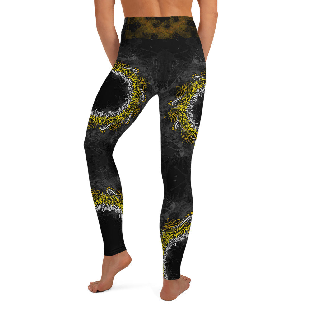 Lettering Yoga Leggings