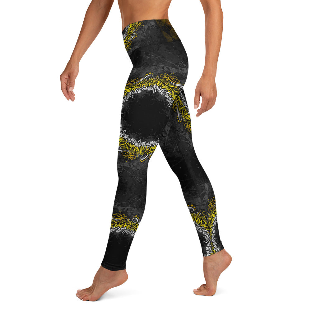 Lettering Yoga Leggings