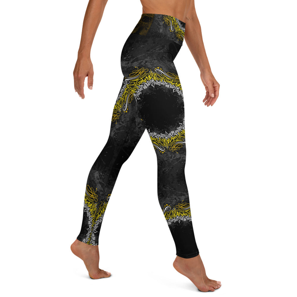 Lettering Yoga Leggings