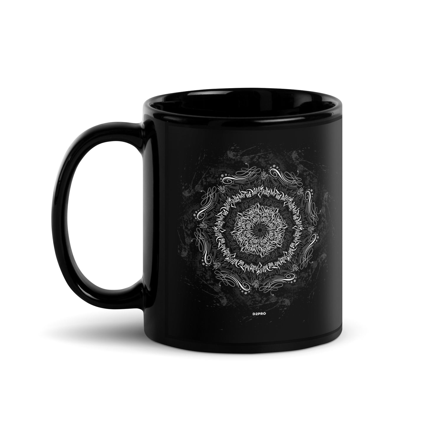 Black Glossy Mug