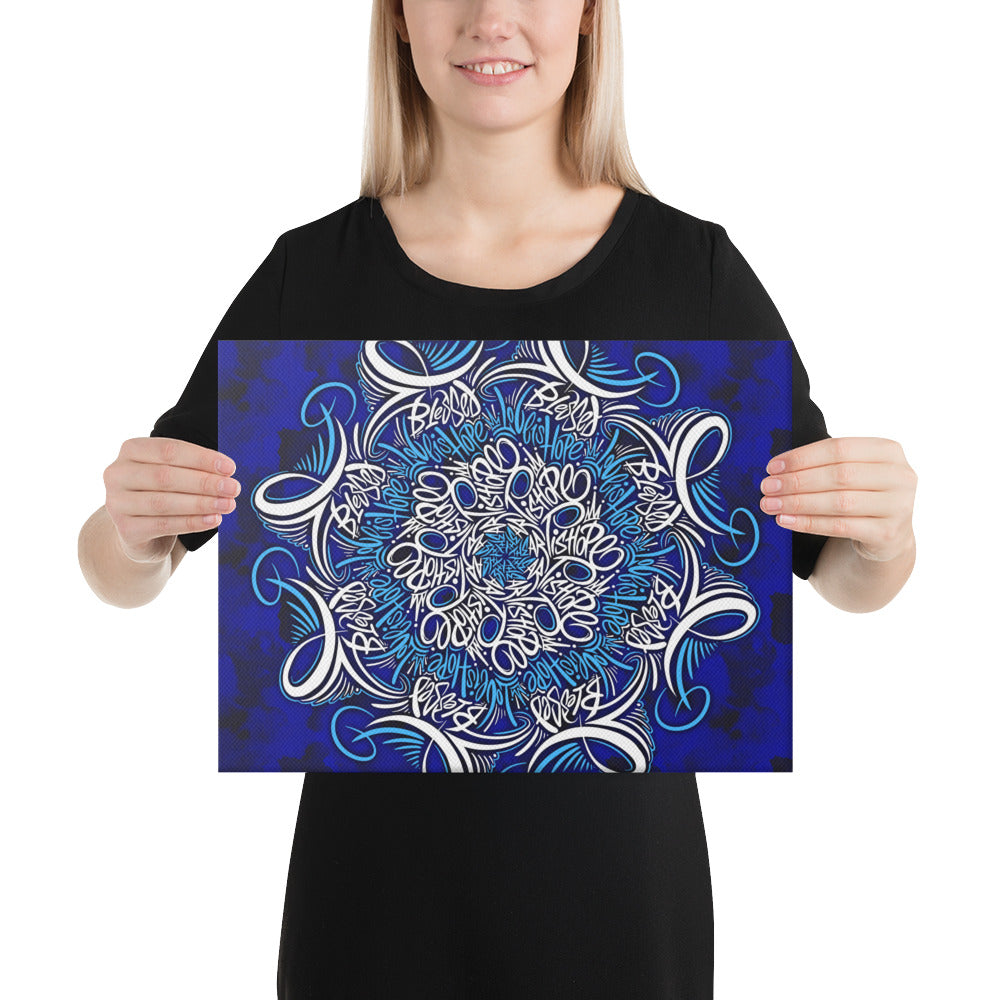 Mandala lettering Canvas