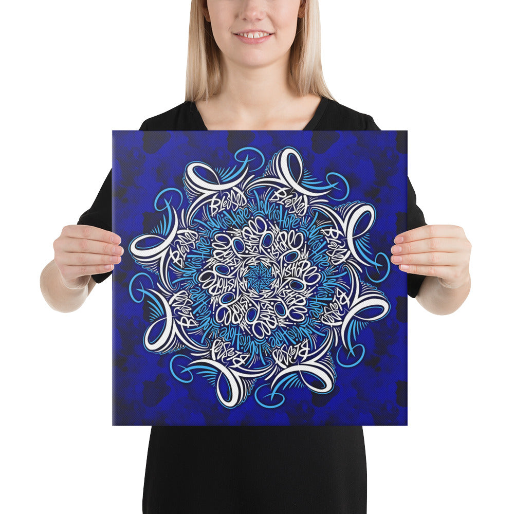 Mandala lettering Canvas