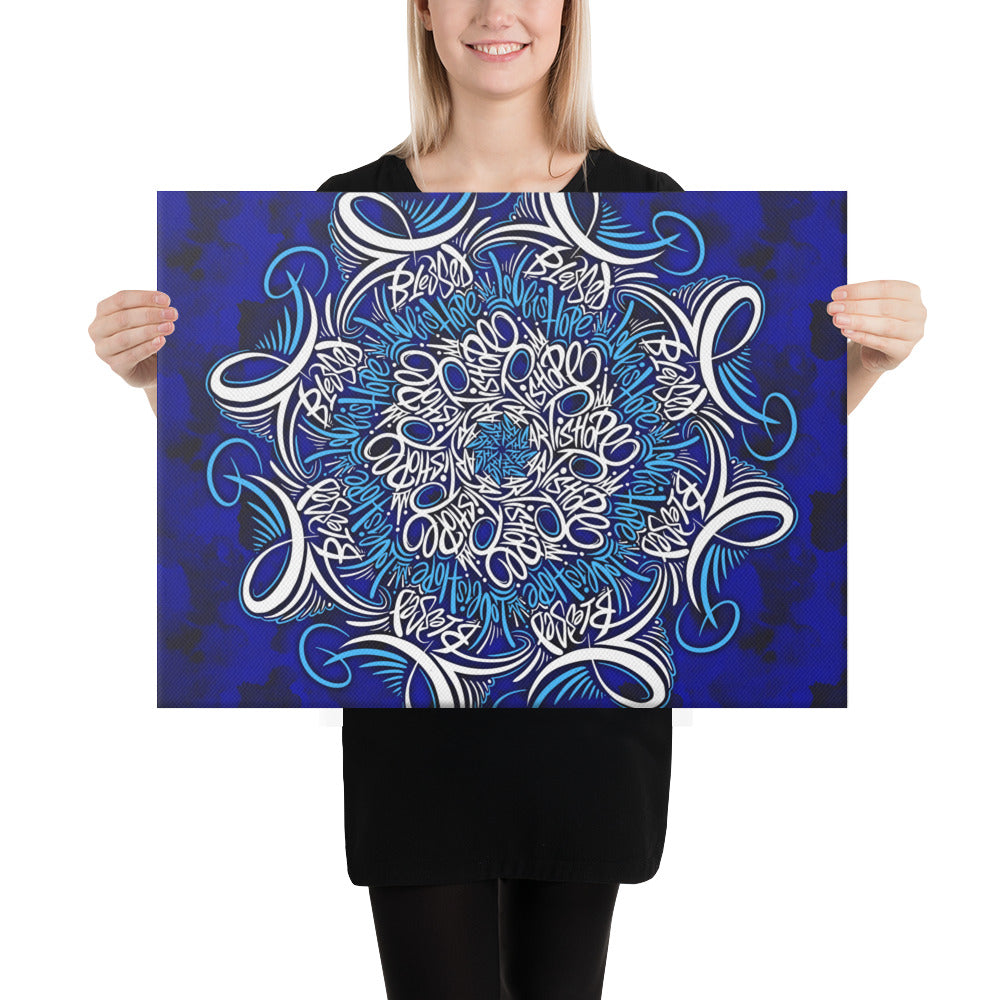 Mandala lettering Canvas