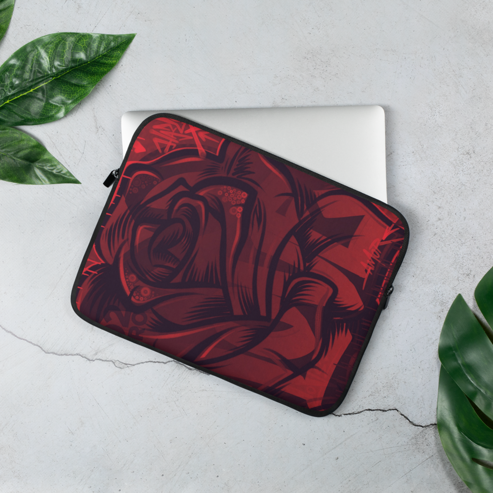 D2pro Fatcap Rose Laptop Sleeve