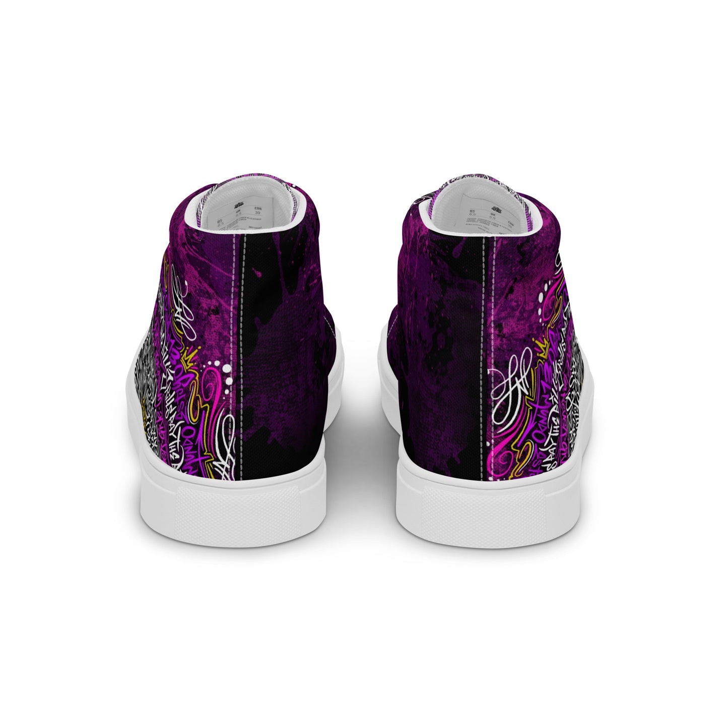 Men’s high top mandala shoes