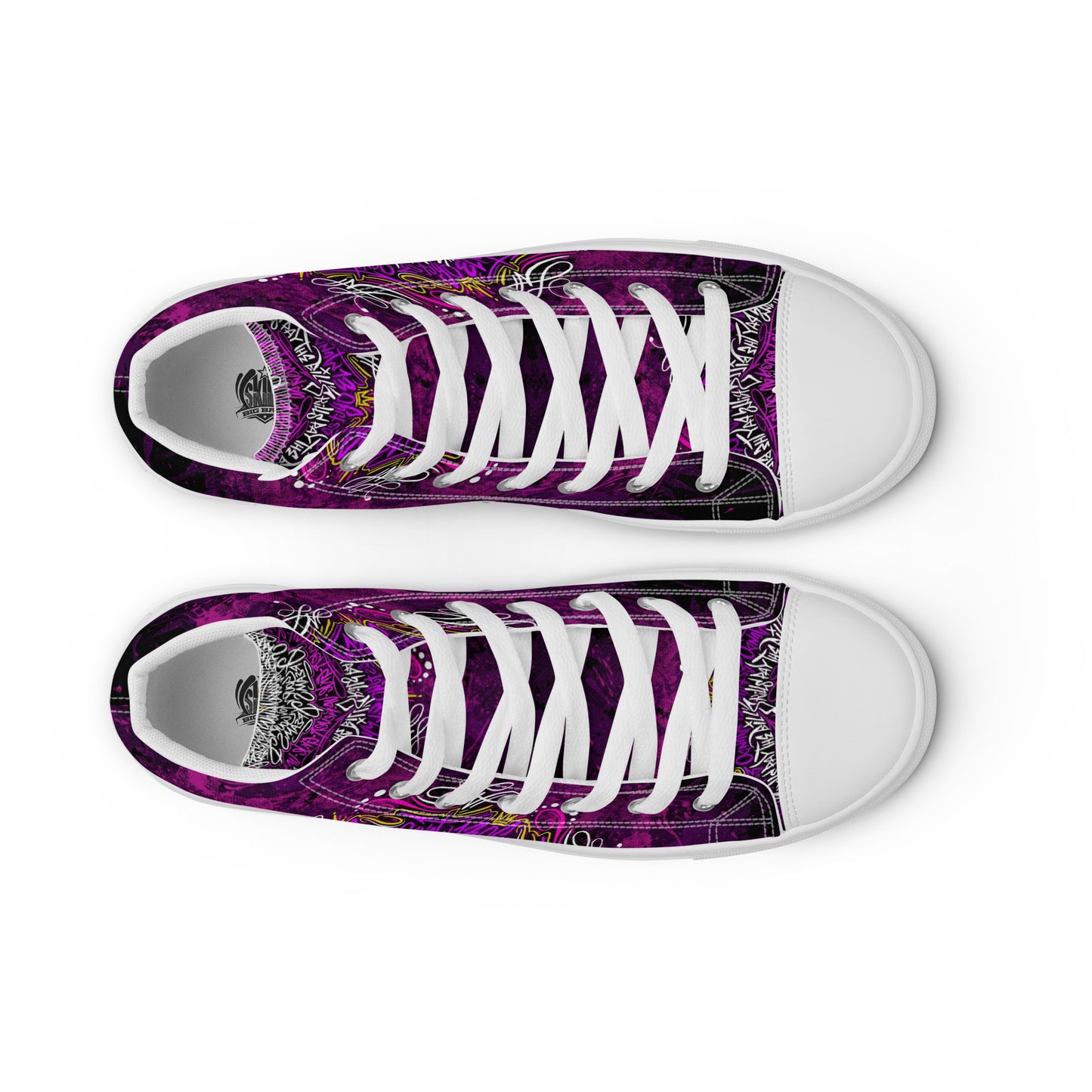 Men’s high top mandala shoes