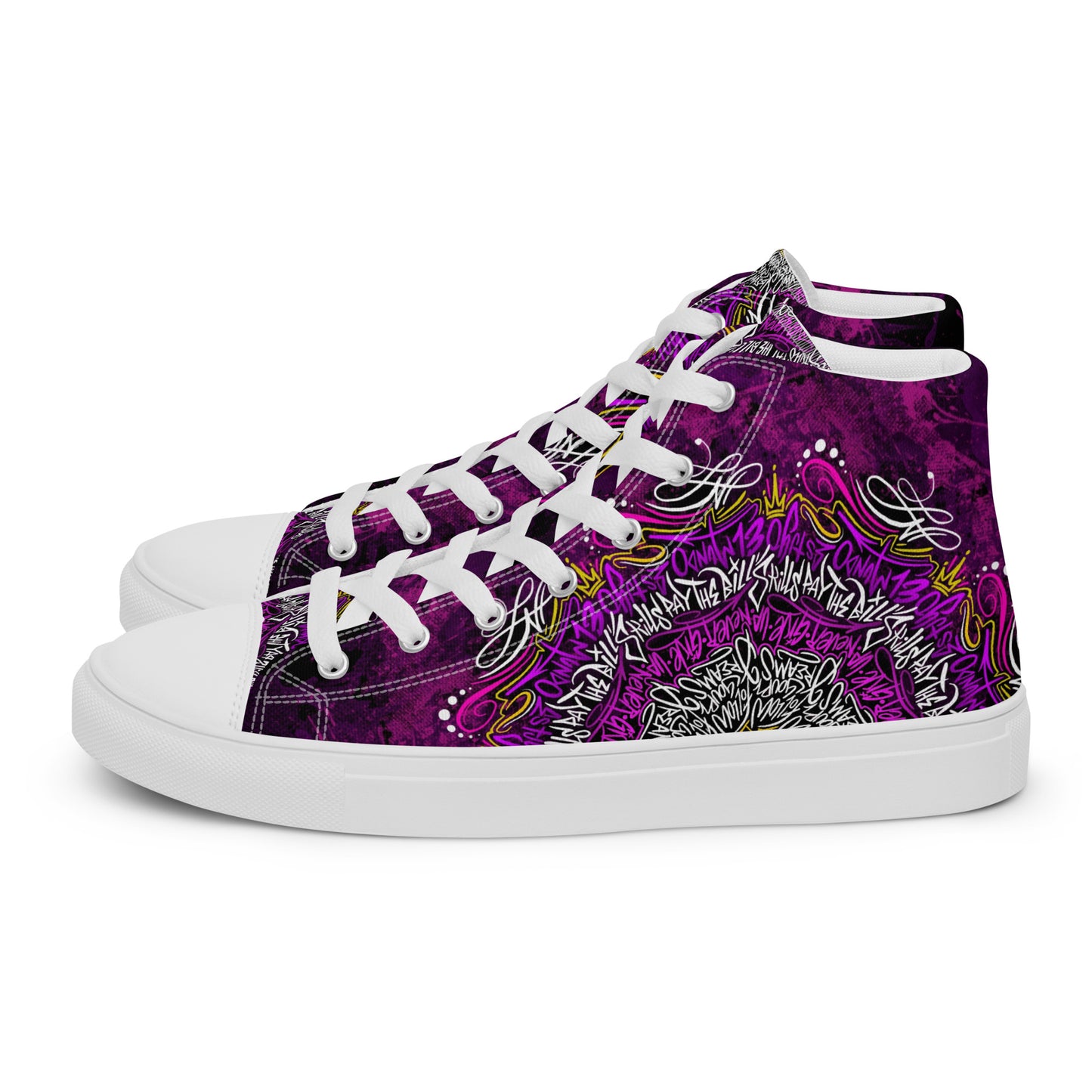 Men’s high top mandala shoes