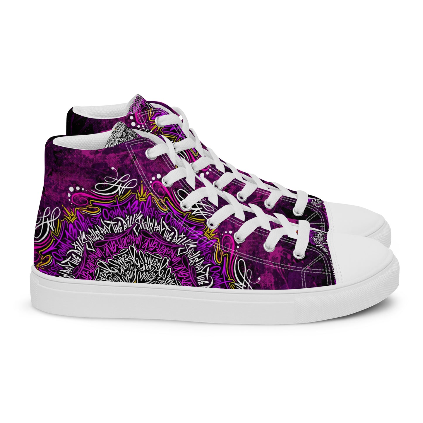 Men’s high top mandala shoes