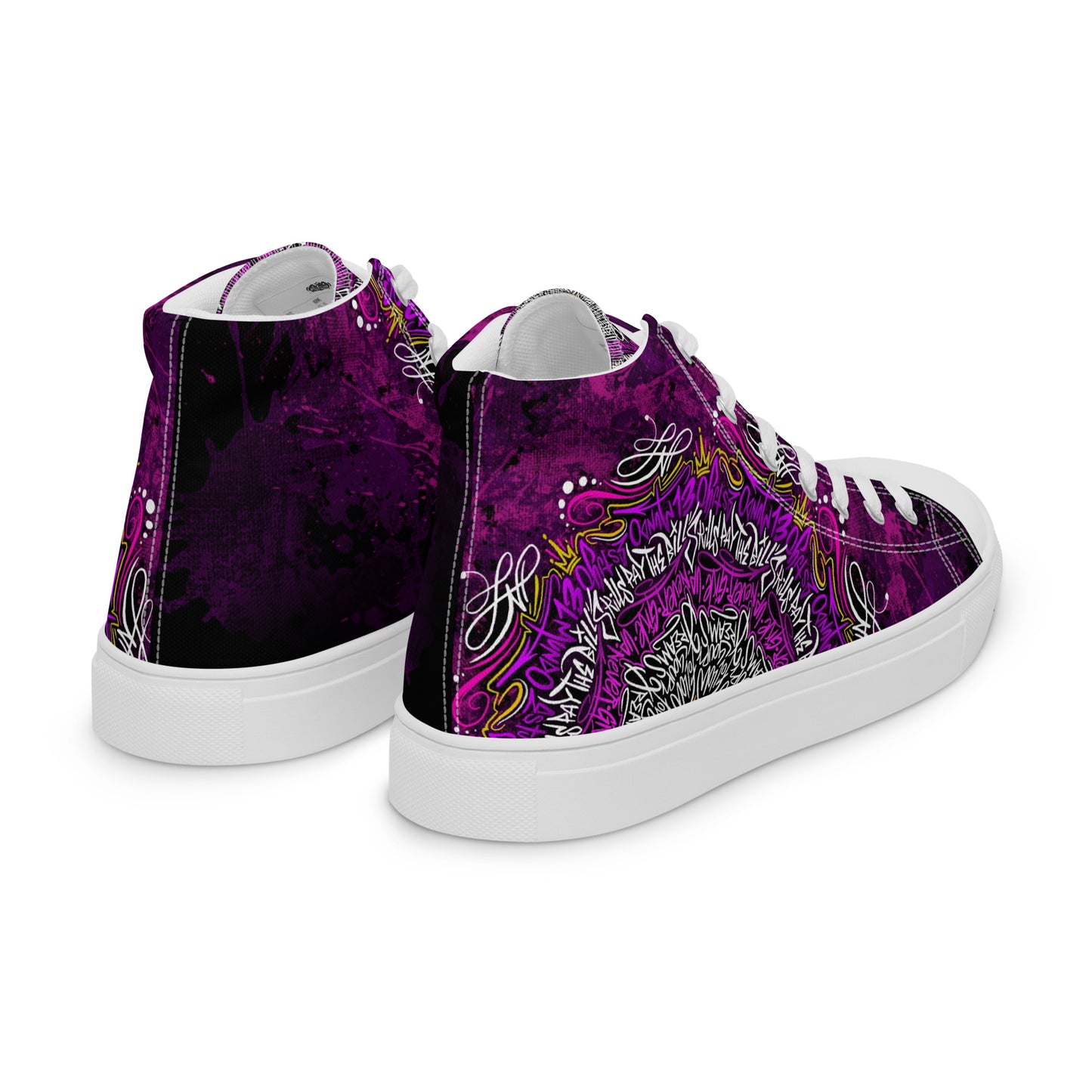 Men’s high top mandala shoes