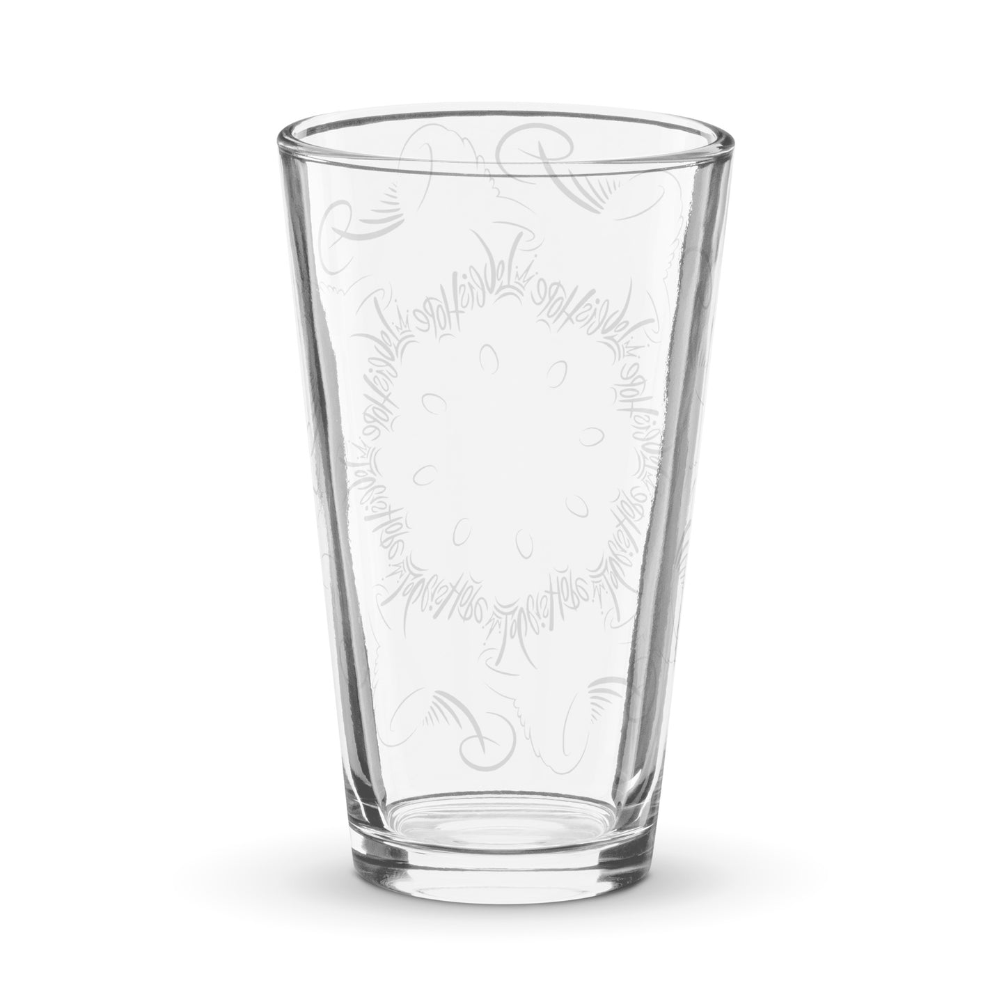 Shaker pint glass