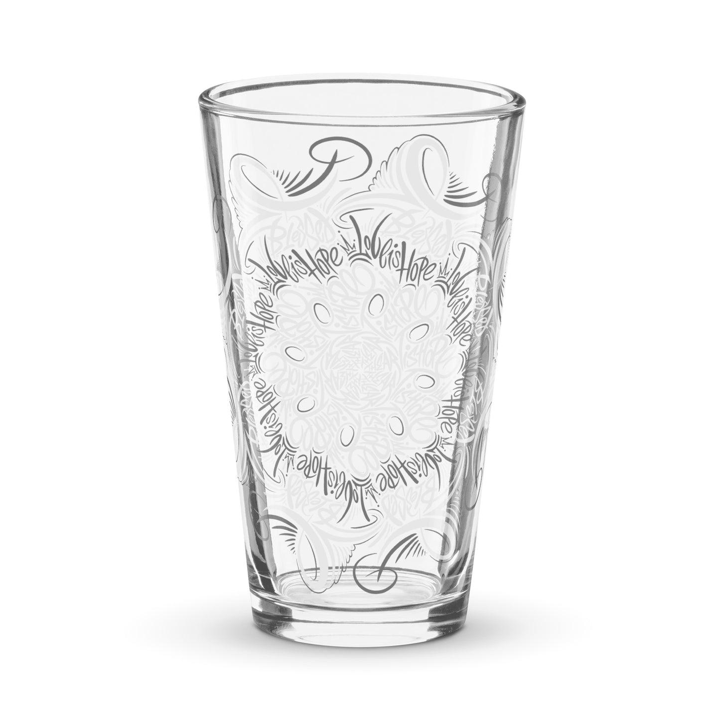 Shaker pint glass