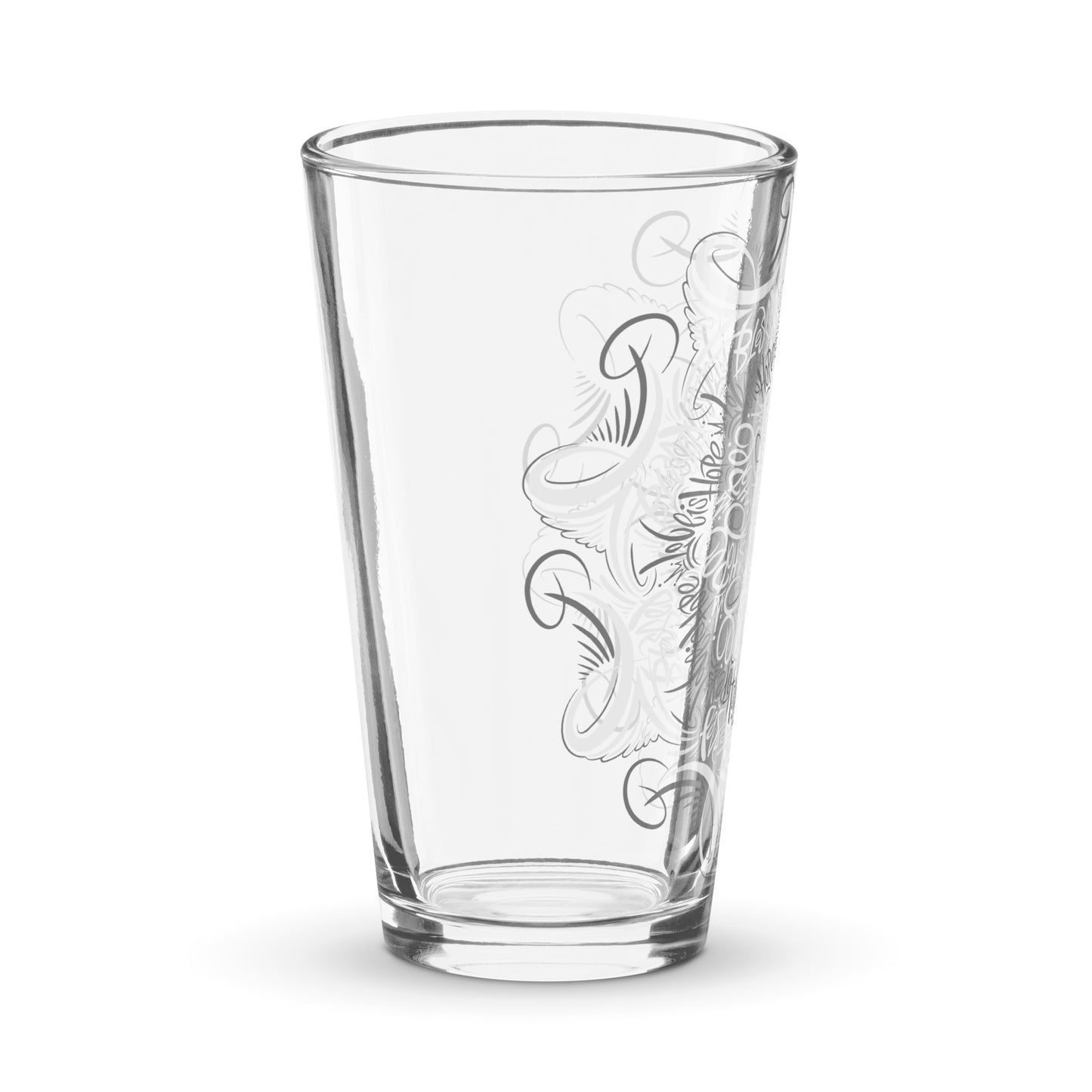 Shaker pint glass