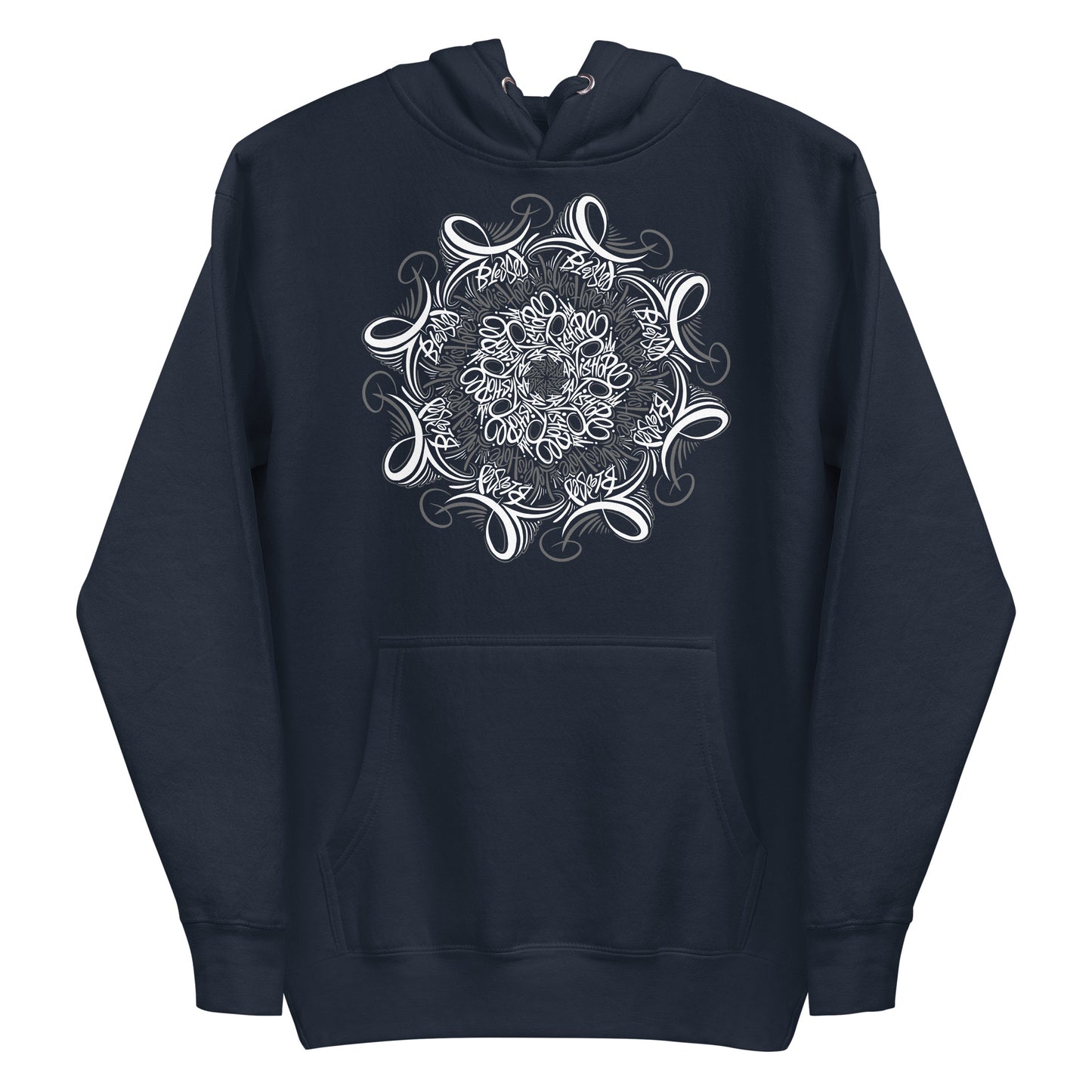Mandala lettering Unisex Hoodie