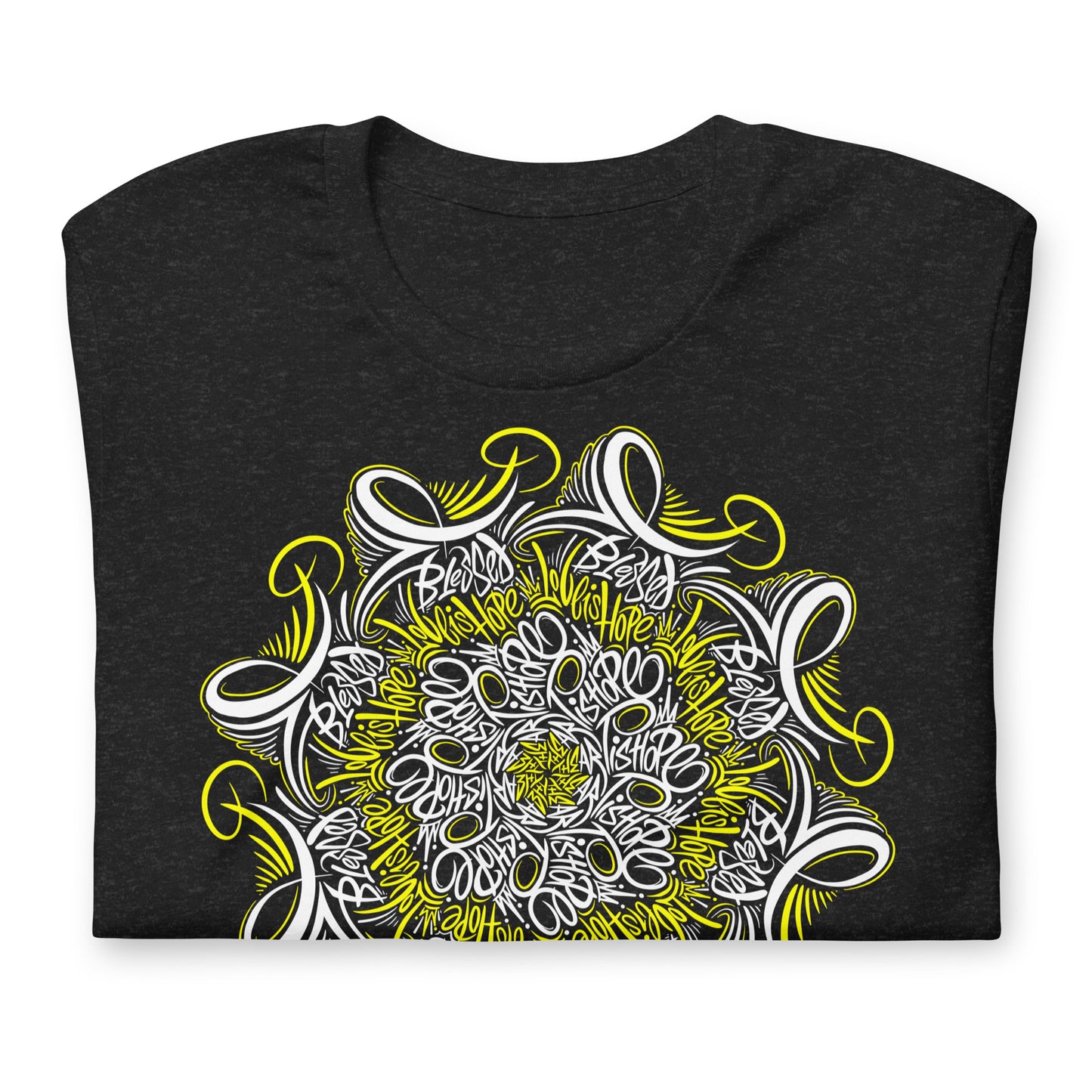 Mandala Lettering Unisex t-shirt