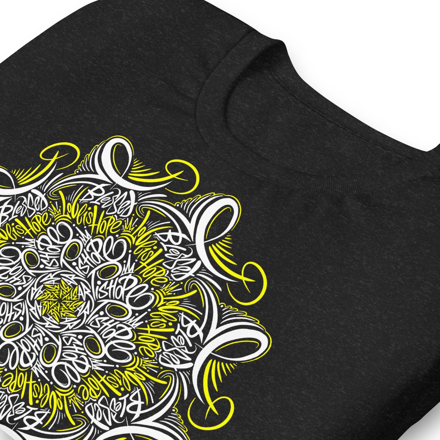 Mandala Lettering Unisex t-shirt