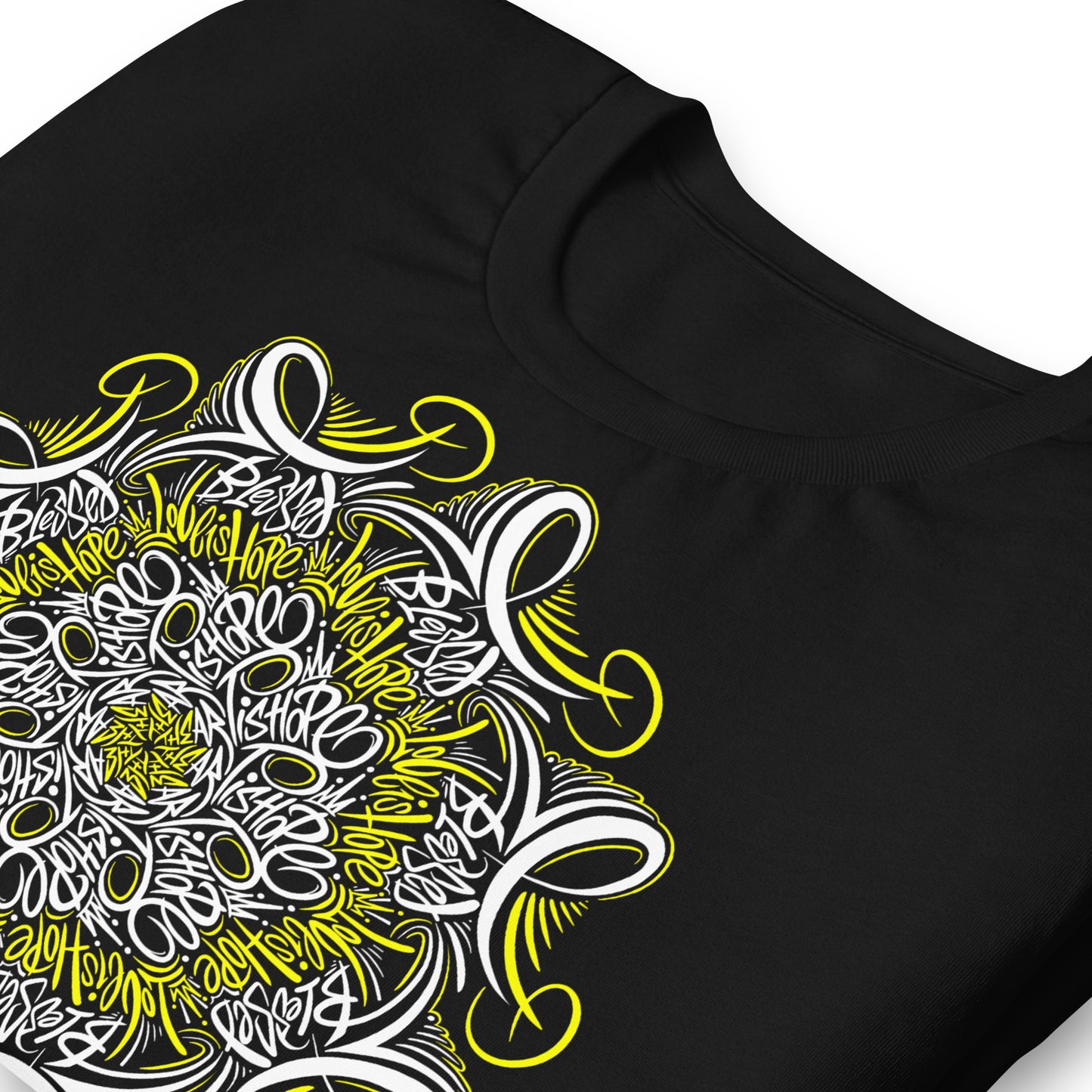 Mandala Lettering Unisex t-shirt