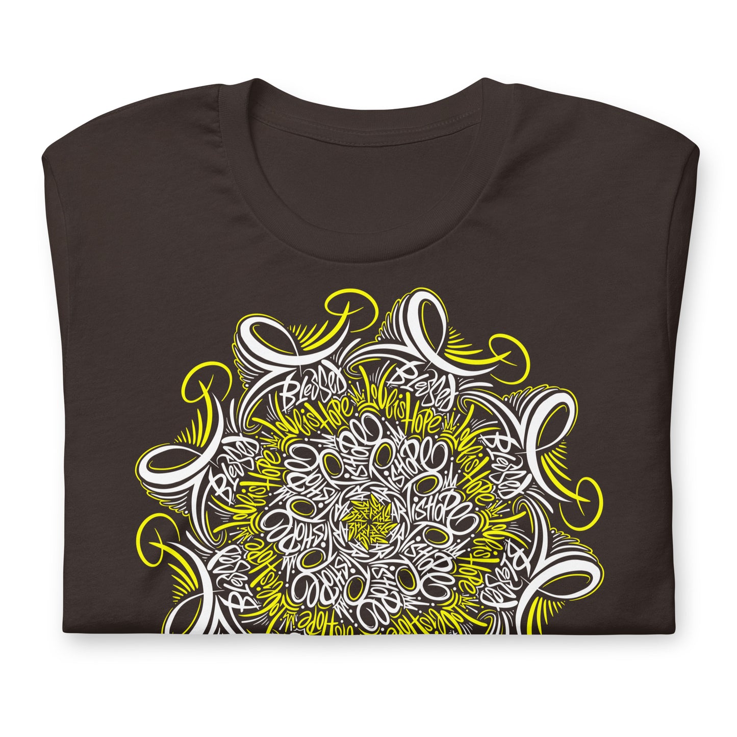 Mandala Lettering Unisex t-shirt