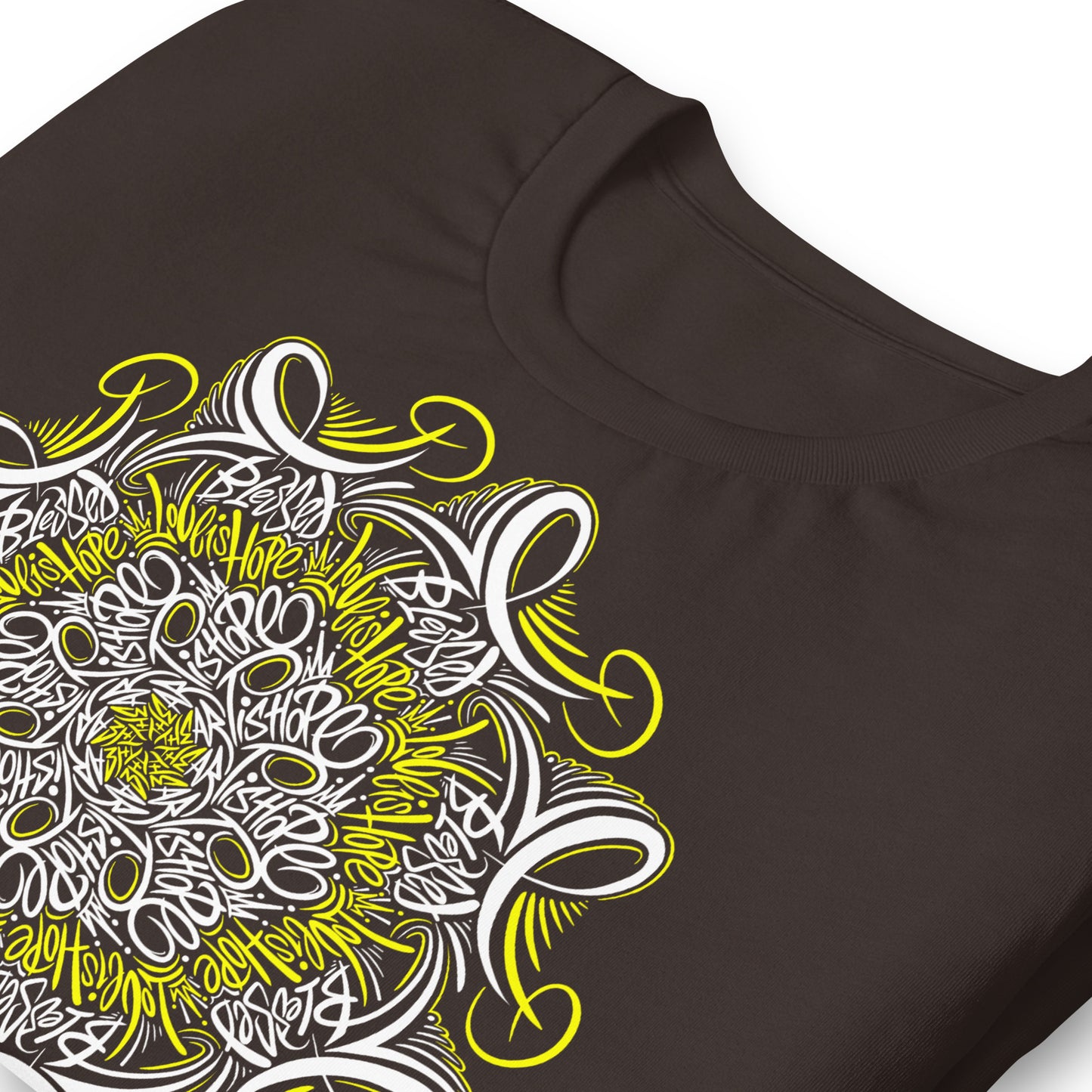 Mandala Lettering Unisex t-shirt