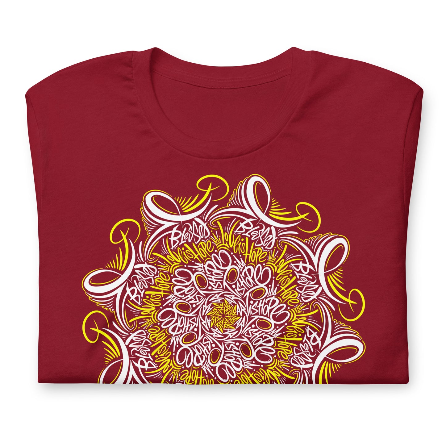 Mandala Lettering Unisex t-shirt