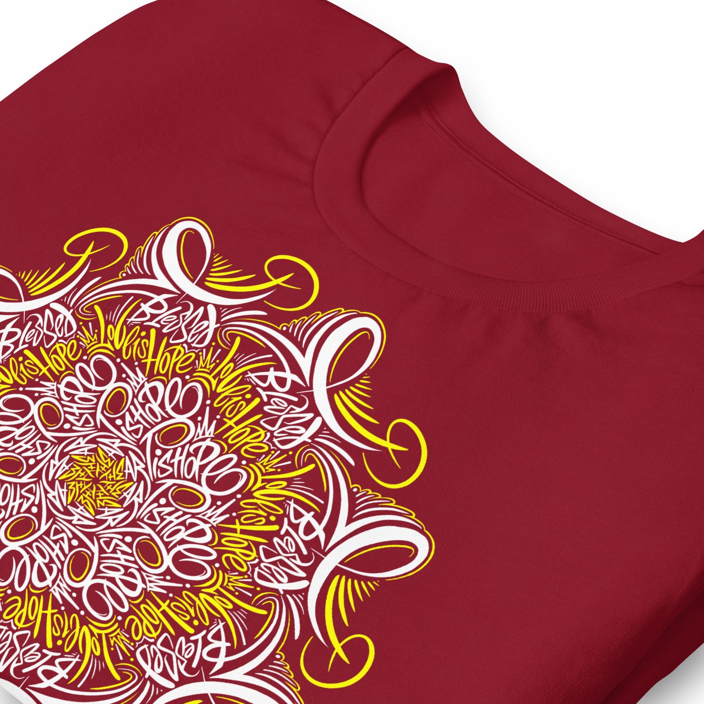 Mandala Lettering Unisex t-shirt