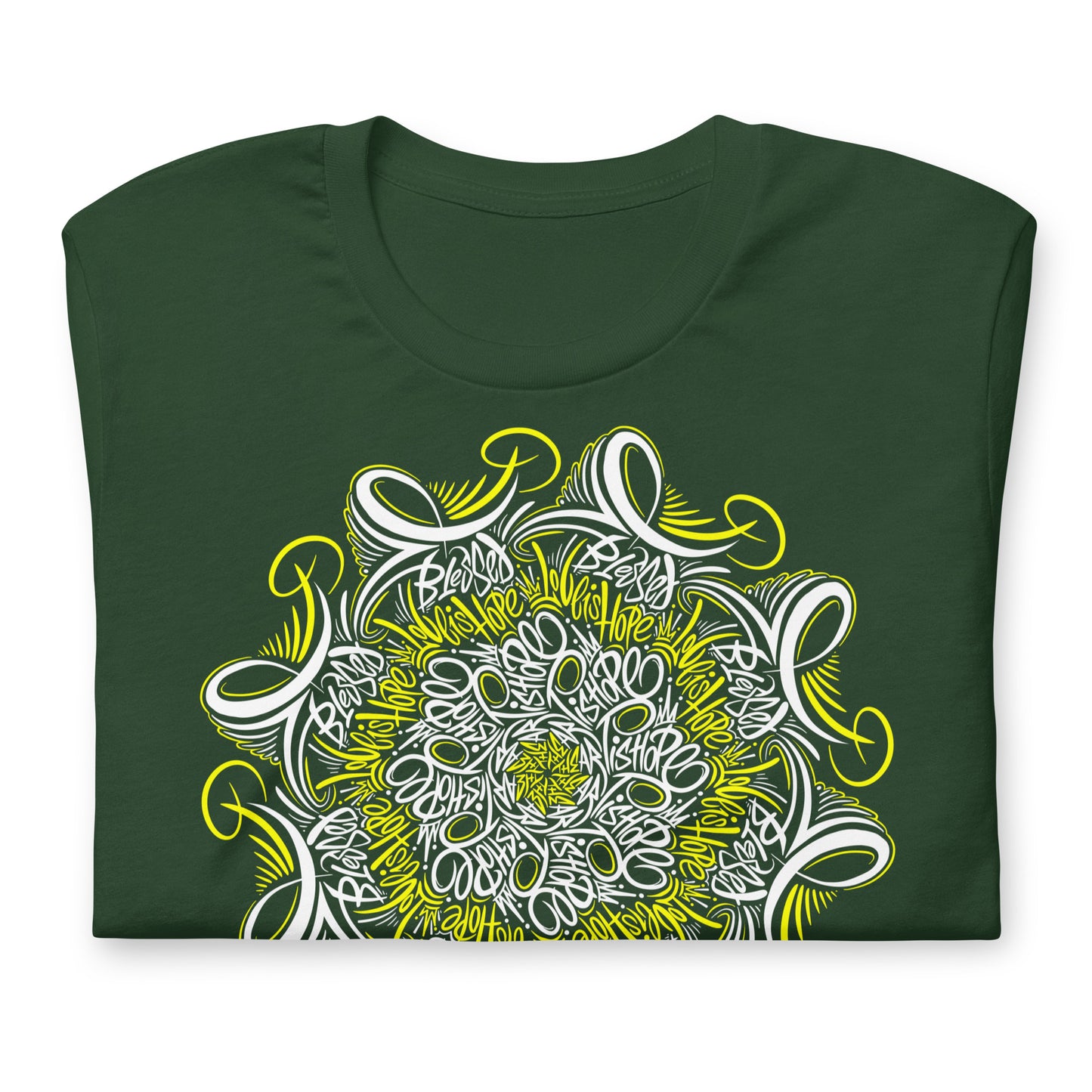 Mandala Lettering Unisex t-shirt