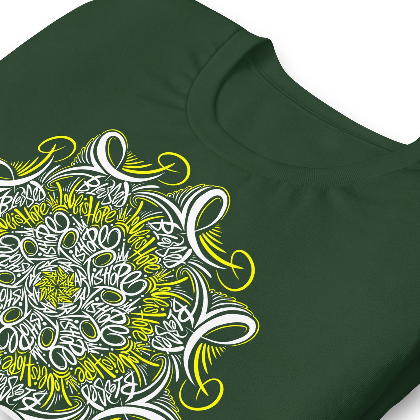 Mandala Lettering Unisex t-shirt