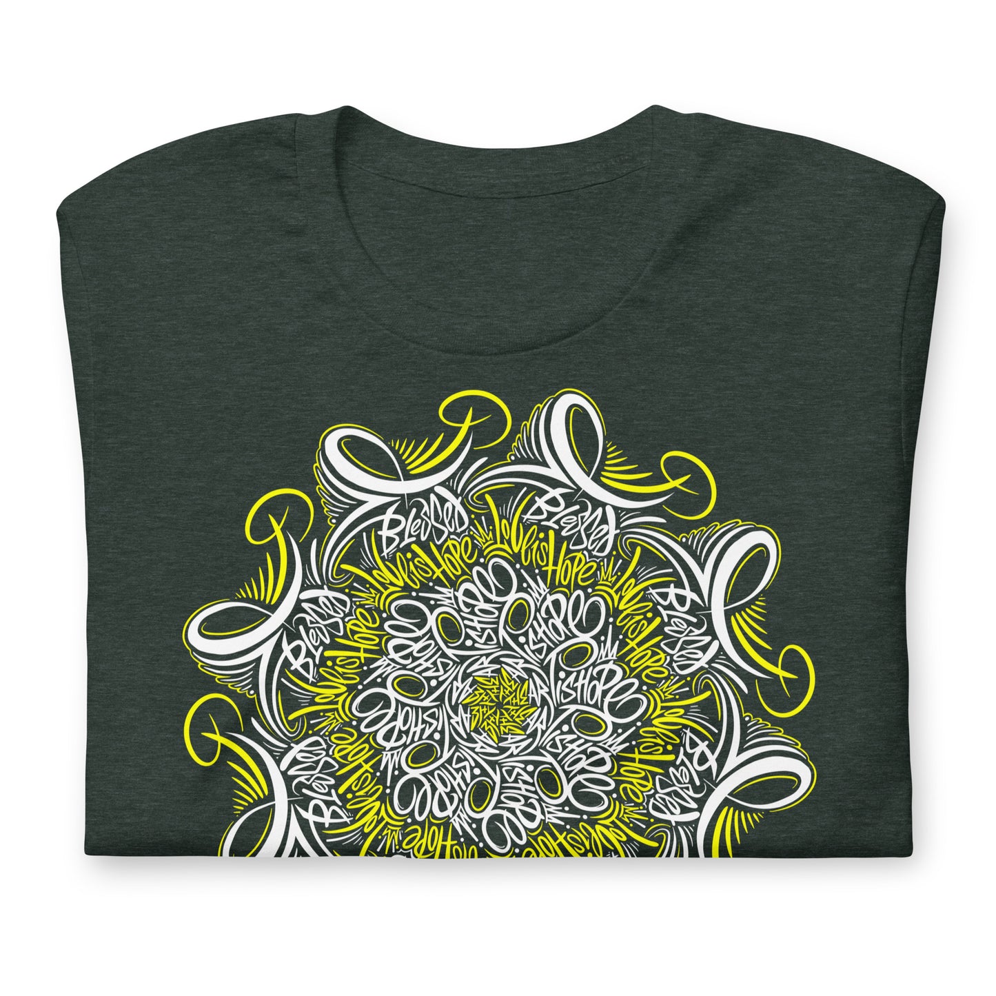 Mandala Lettering Unisex t-shirt
