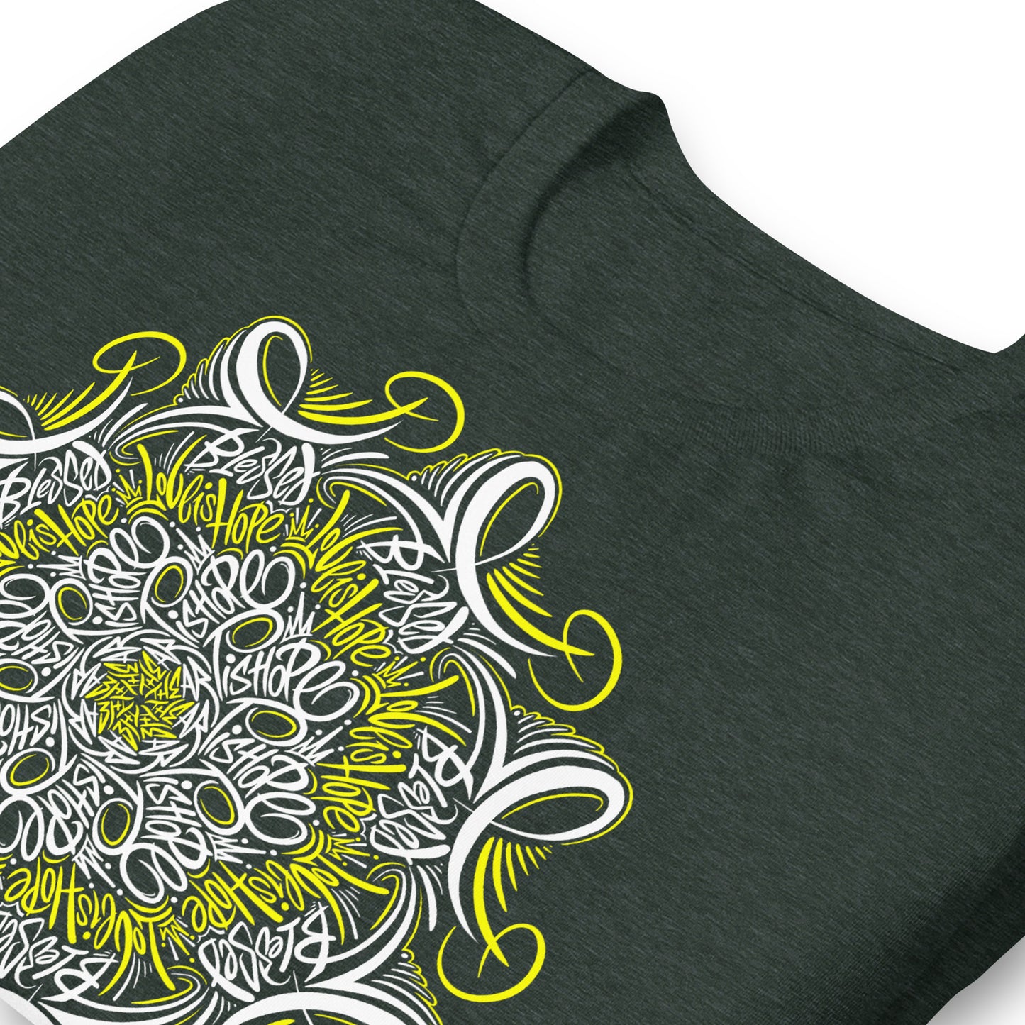 Mandala Lettering Unisex t-shirt