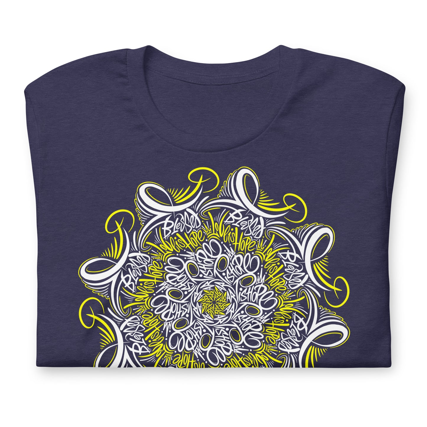 Mandala Lettering Unisex t-shirt