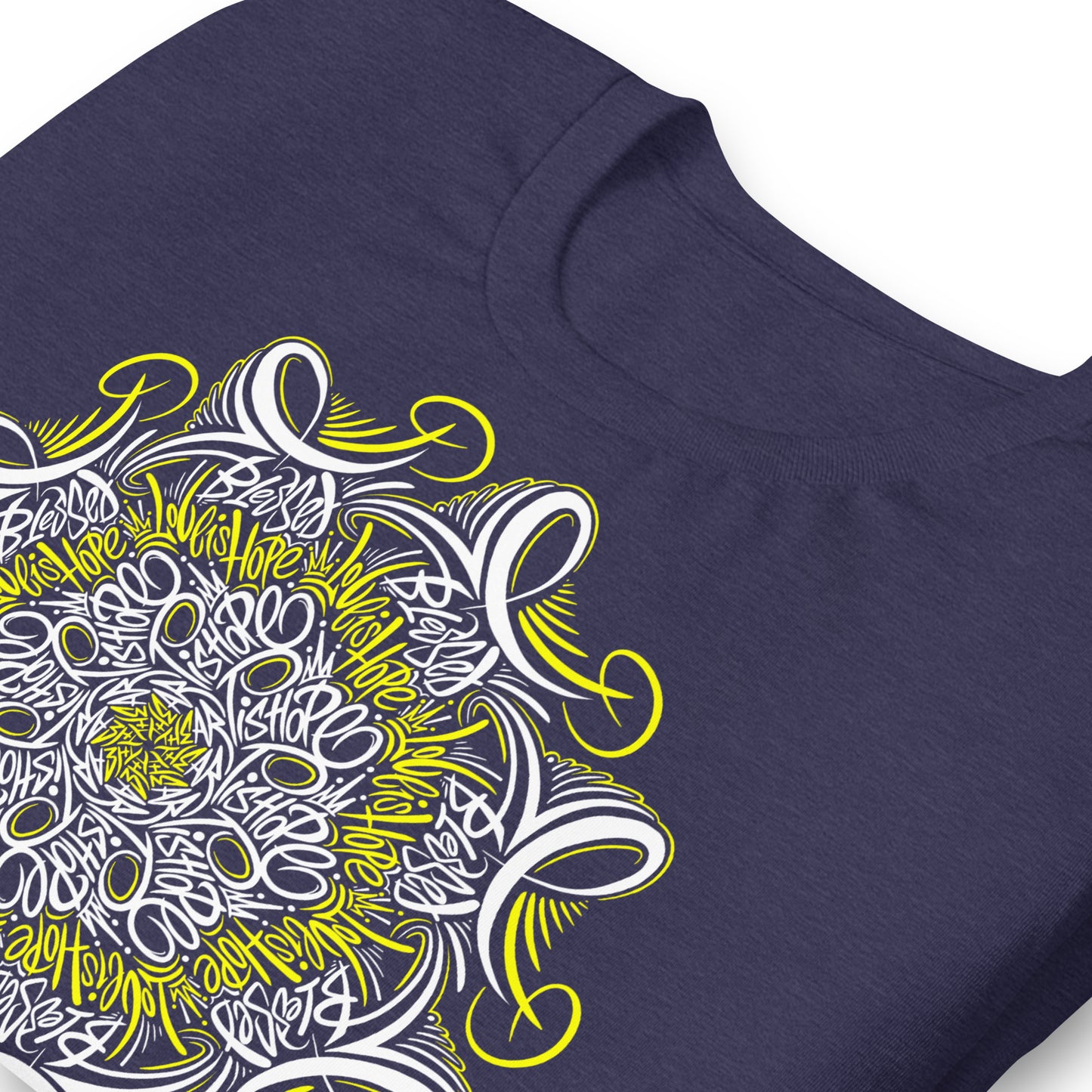 Mandala Lettering Unisex t-shirt