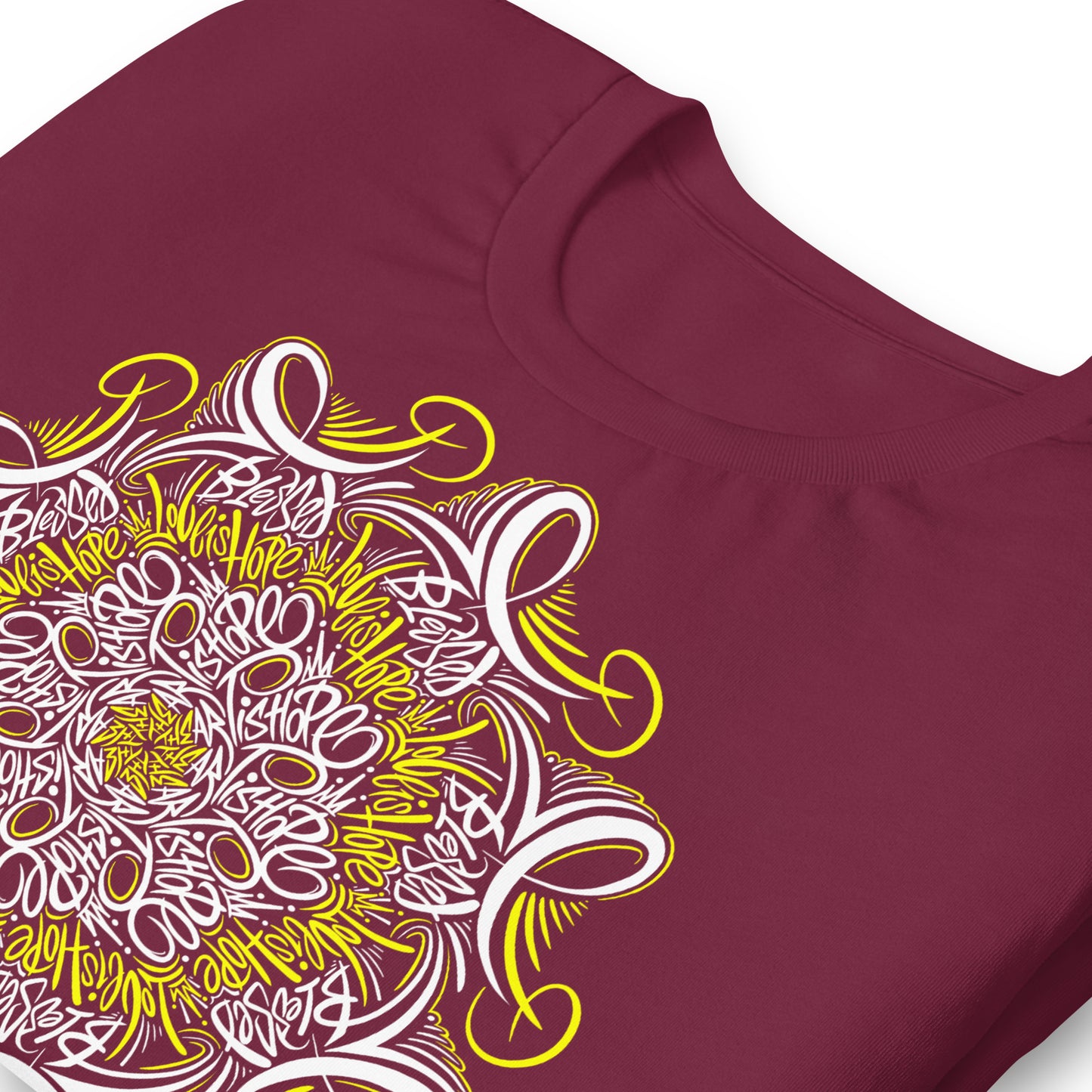 Mandala Lettering Unisex t-shirt