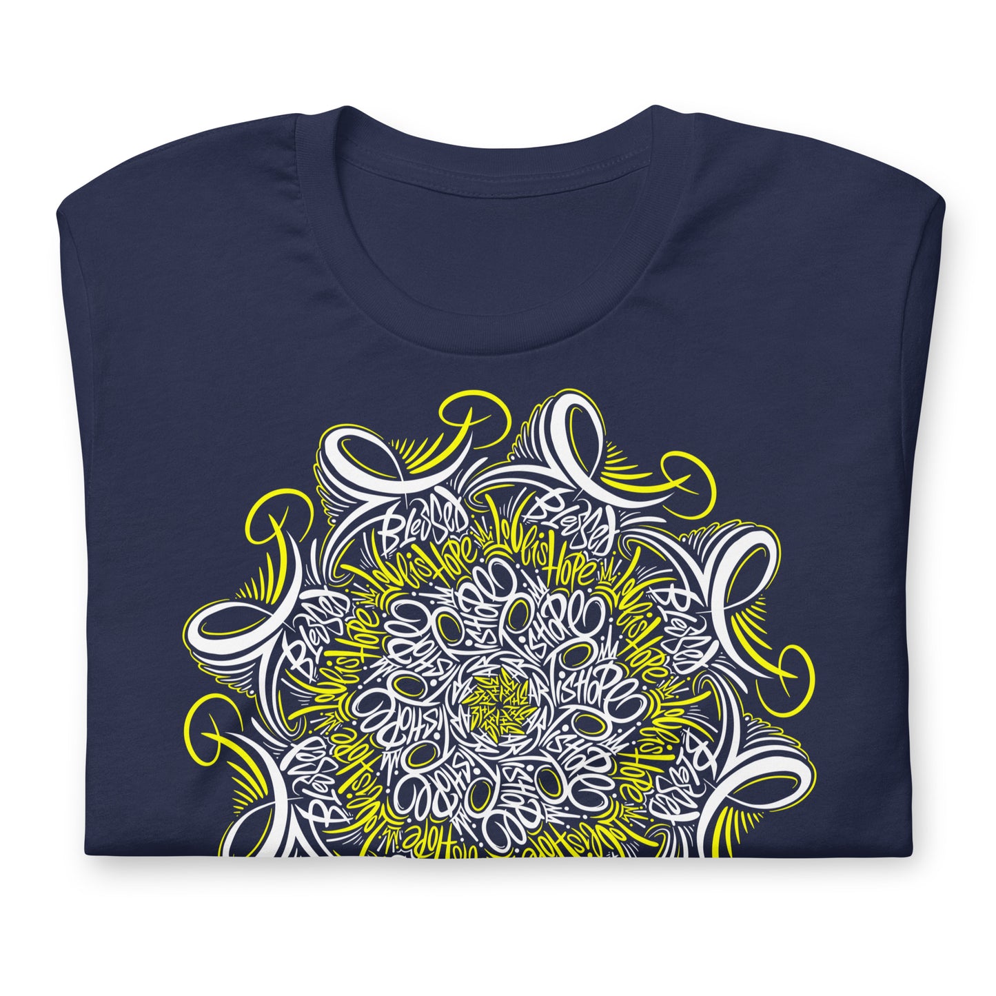 Mandala Lettering Unisex t-shirt