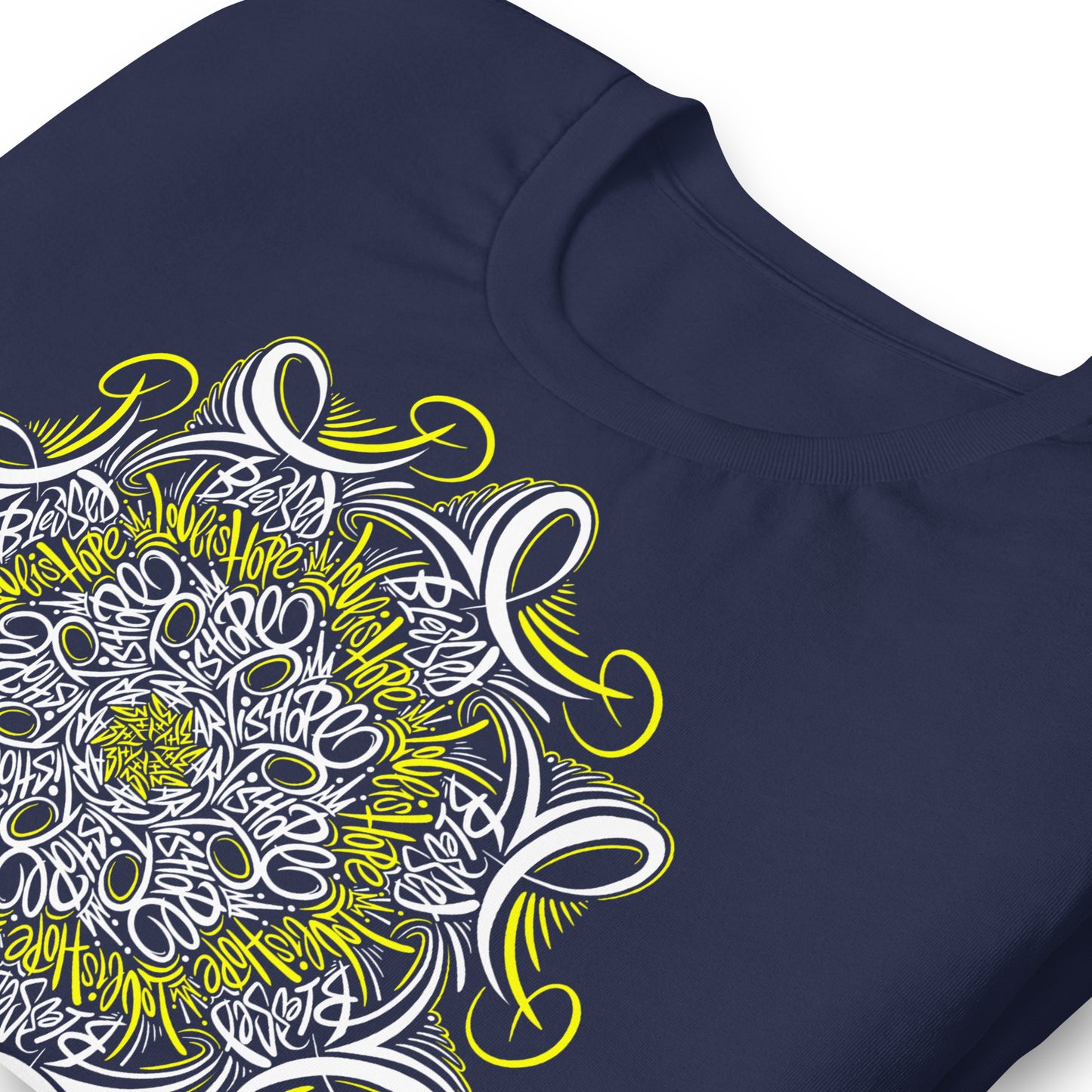 Mandala Lettering Unisex t-shirt