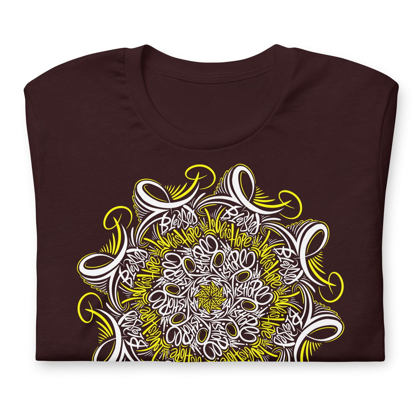 Mandala Lettering Unisex t-shirt
