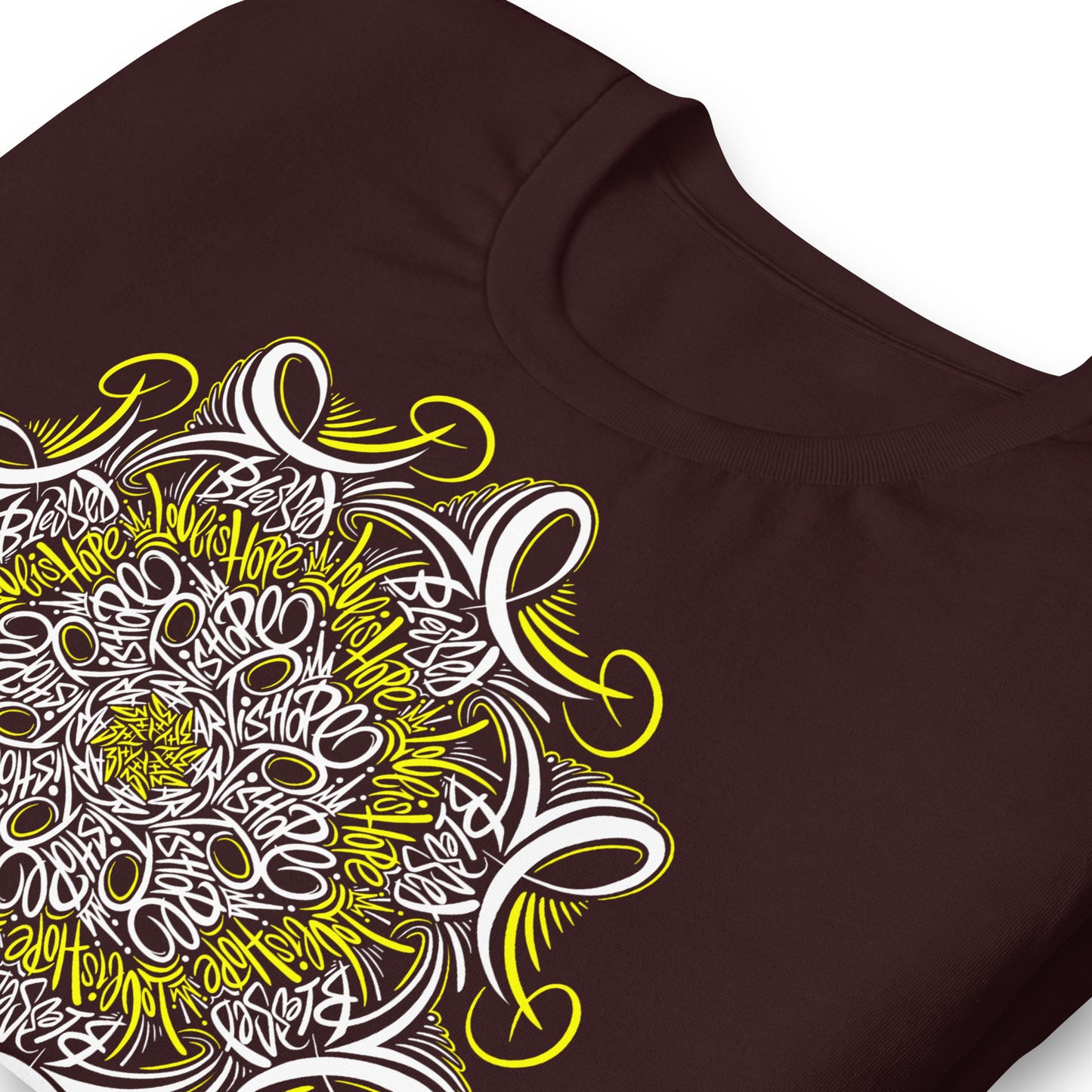 Mandala Lettering Unisex t-shirt