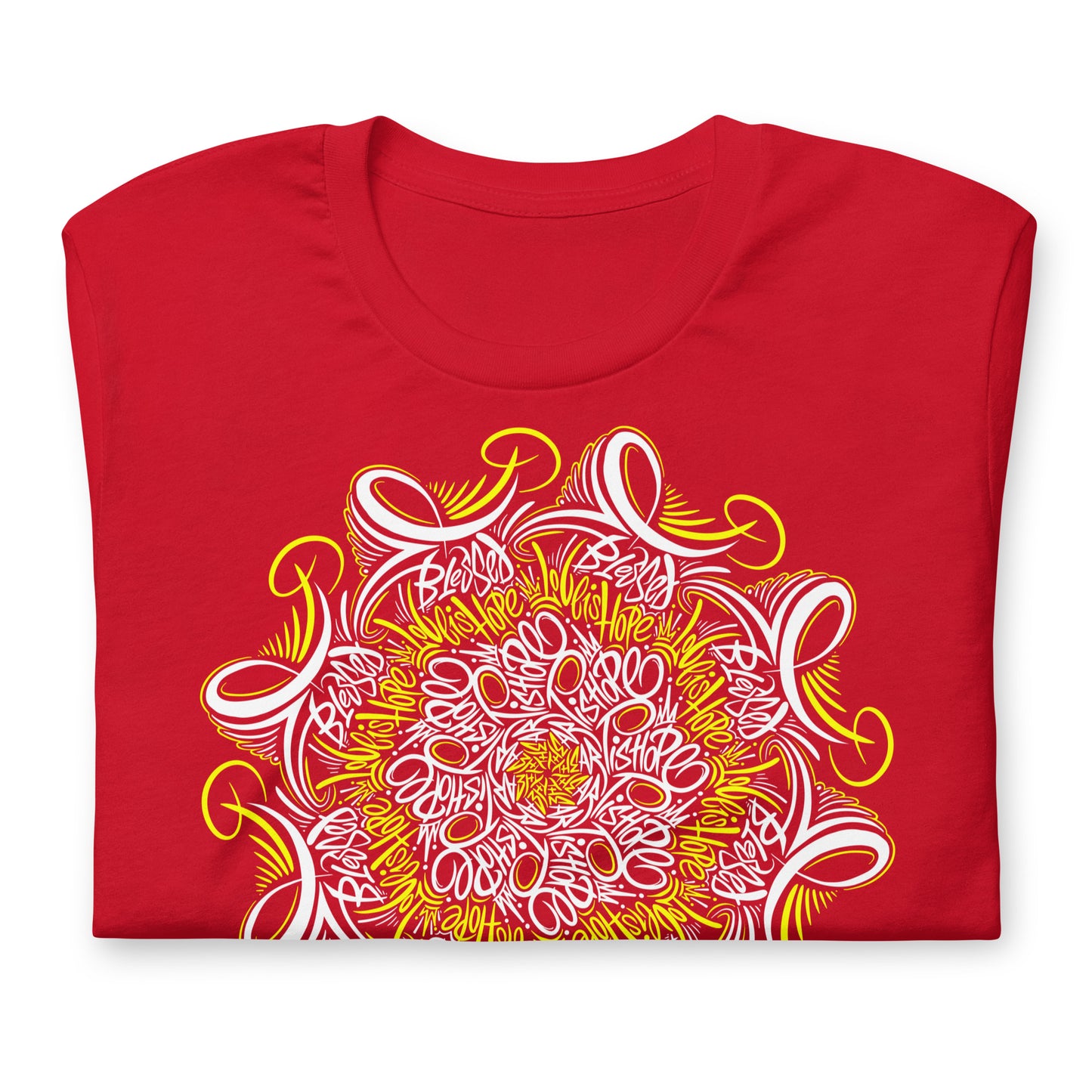 Mandala Lettering Unisex t-shirt