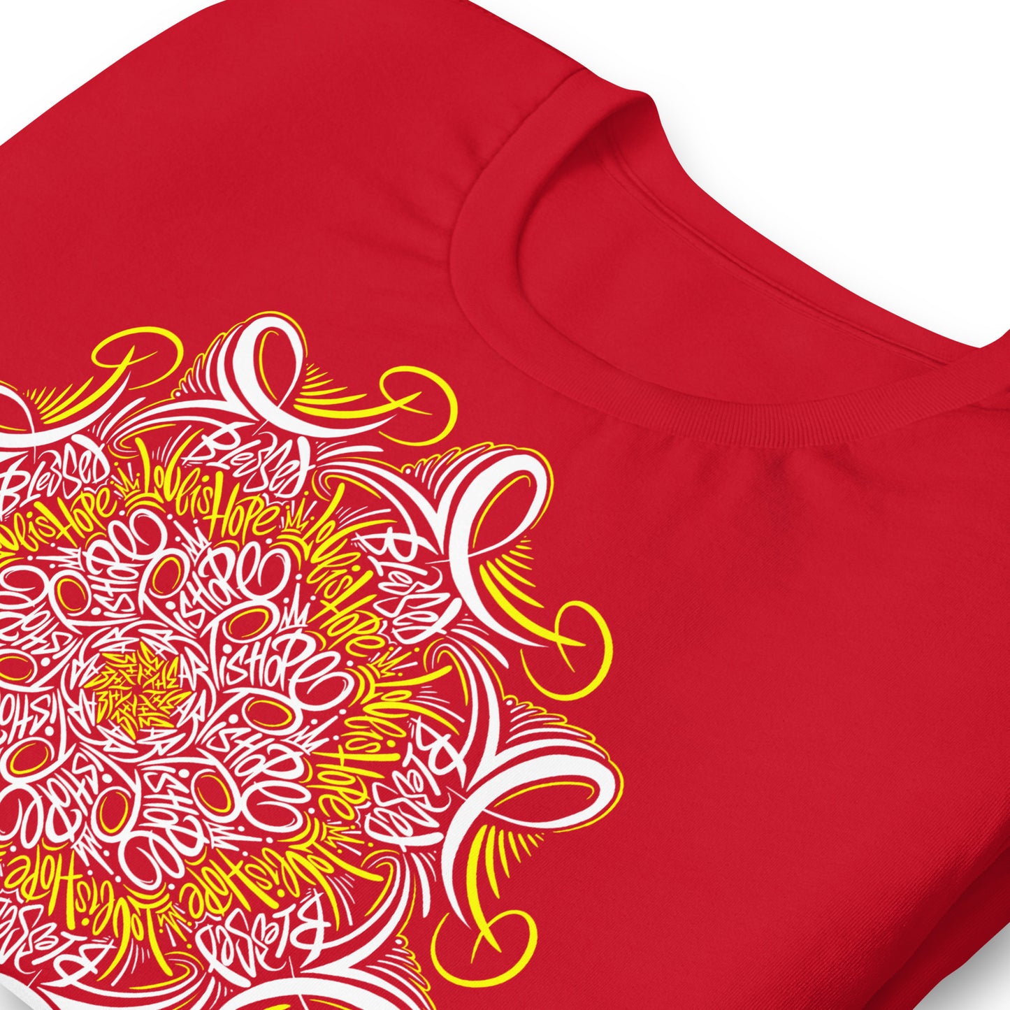 Mandala Lettering Unisex t-shirt