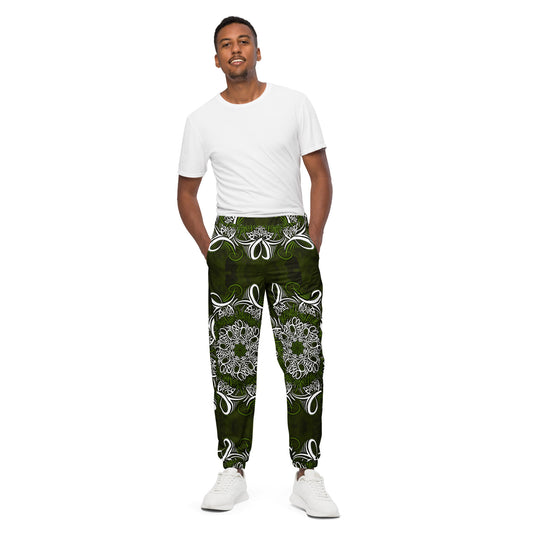 Mandala Lettering Unisex track pants