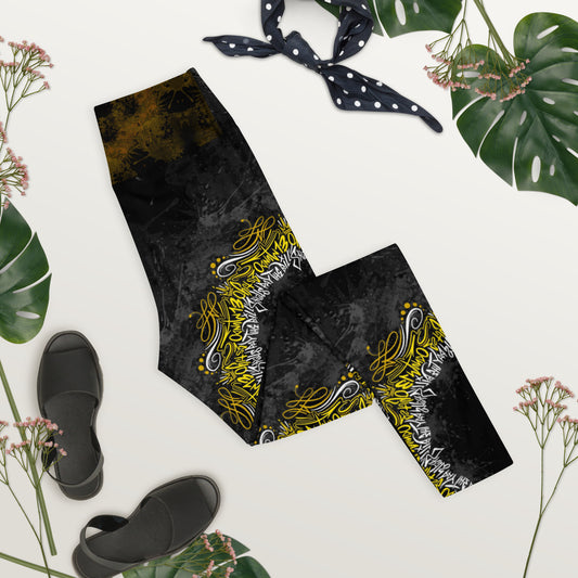 Lettering Yoga Leggings