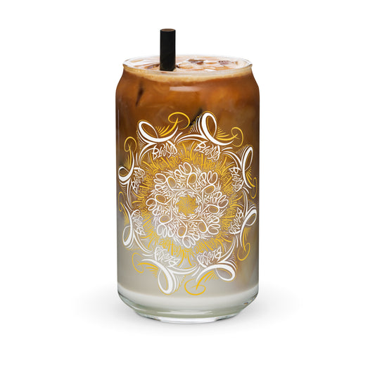 Can-shaped glass