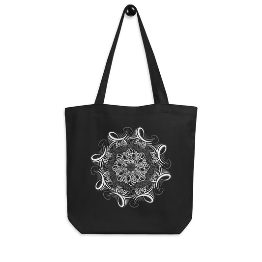 Mandala Lettering Eco Tote Bag