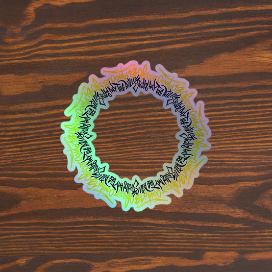 Holographic stickers